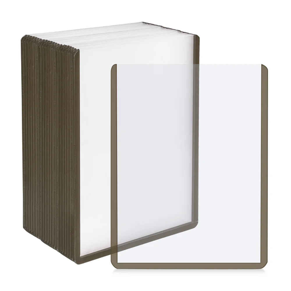 3x4 Polychrome Top Loaders for Cards-Durable 35pt Toploaders Hard Plastic Card Sleeve Card Holder for Sports Cards Trading Cards