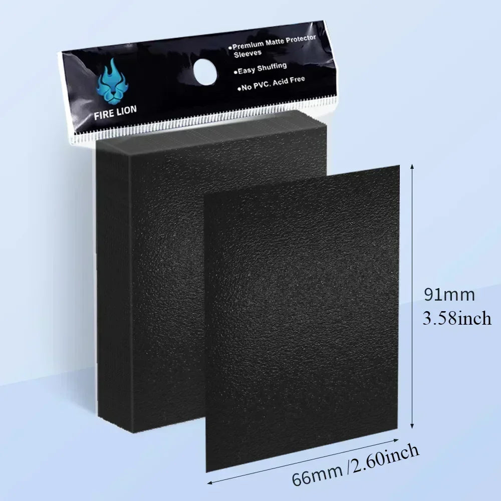 100 Counts Card Sleeves Top Loaders 66*91mm Trading Cards Penny Soft Baseball Card Sleeves Protectors Fit for MTG Yugioh Card