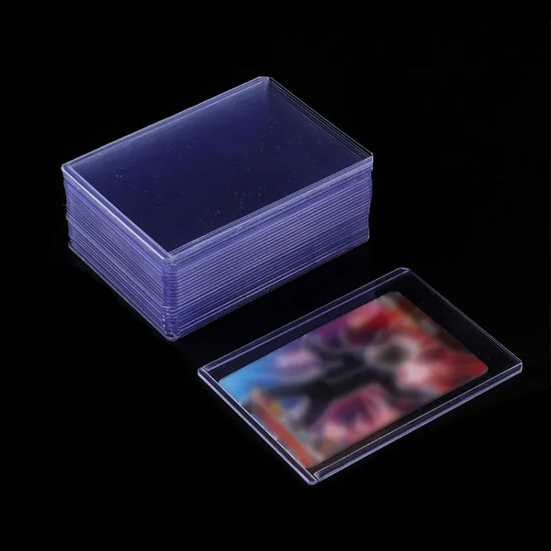 35PT Top Loader 3X4" Game Cards Sleeves Card Outer Protector Gaming Trading Card Folder Sleeves for Sports Cards Kids Toys Gift