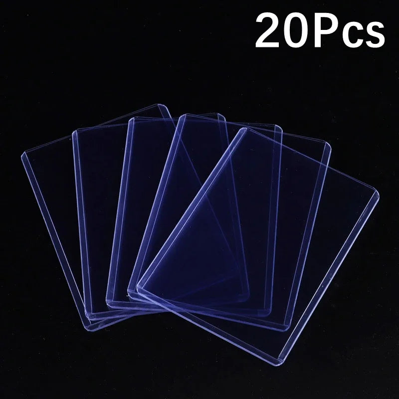 35PT Top Loader 3X4" Game Cards Sleeves Card Outer Protector Gaming Trading Card Folder Sleeves for Sports Cards Kids Toys Gift