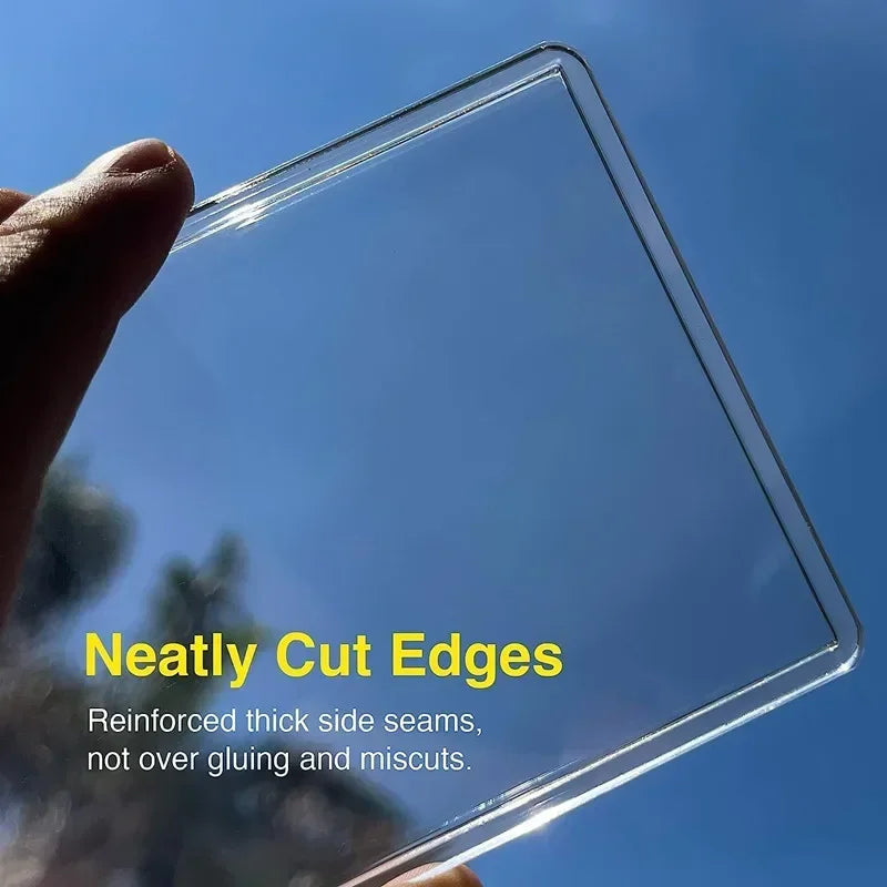 New 35PT Protective Trading Card Top Loader for Sports Cards Baseball Cards Clear Top Loader Hard Plastic Card Holder