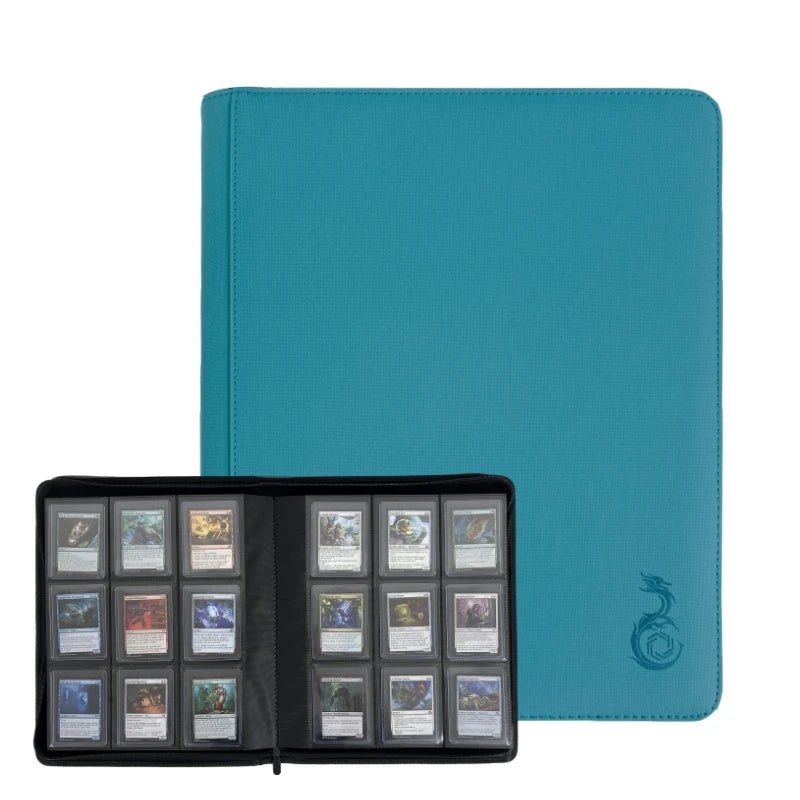 Holds 360 Toploaders, 9 Pockets, Top Loader Binder for Cards Storage, Card Holder for Sports Cards or Trading Cards in 3 x 4''