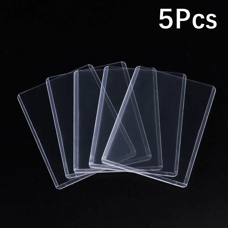 35PT Top Loader 3X4" Game Cards Sleeves Card Outer Protector Gaming Trading Card Folder Sleeves for Sports Cards Kids Toys Gift