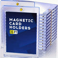 Premium 35pt Magnetic Card Holders (10-Pack) -UV Protected One-Touch Cases