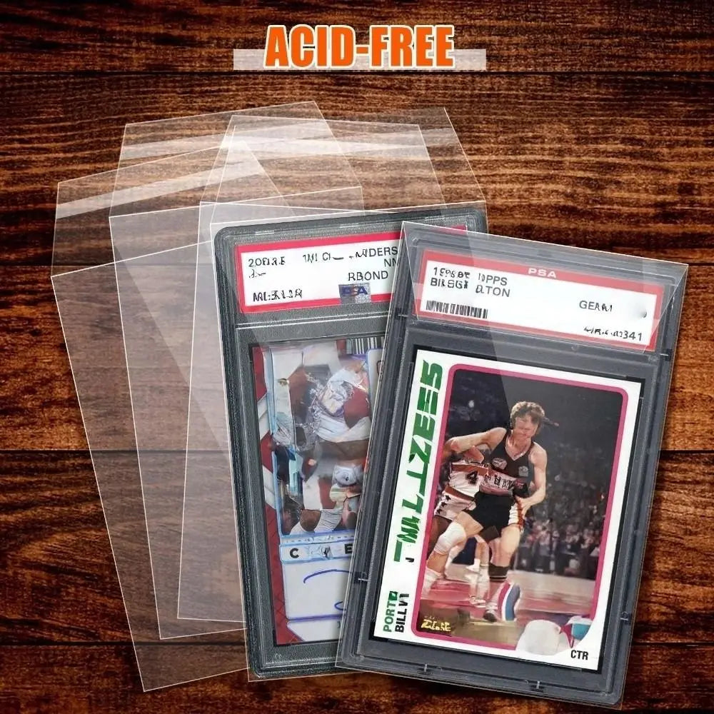 Sleeves for PSA Graded Slabs Ultra Protection for The Graded Card for Pro Collector PSA BGS Slab Sleeve