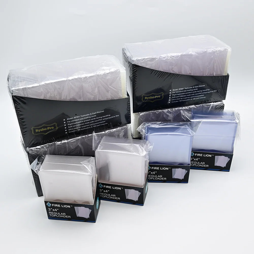 Toploader Binder Holds 252+ Top Loaders 9 Pocket Top Loader Binders for 3" X 4" Rigid Card Holders for MTG TCG  Sport Cards