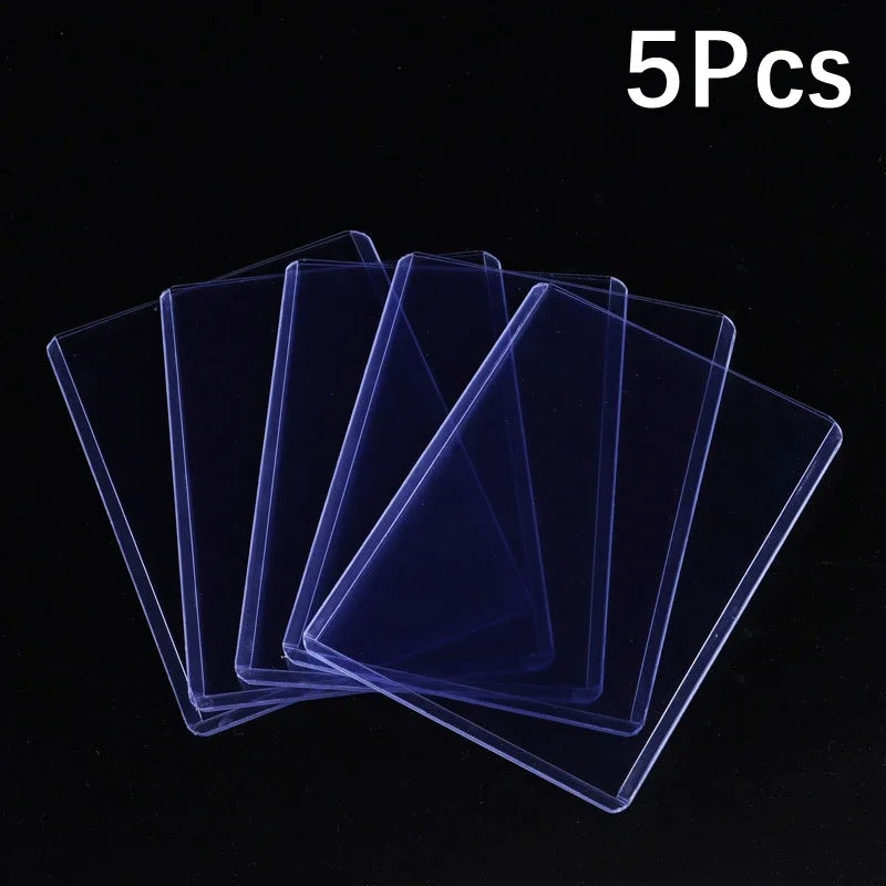 35PT Top Loader 3X4" Game Cards Sleeves Card Outer Protector Gaming Trading Card Folder Sleeves for Sports Cards Kids Toys Gift