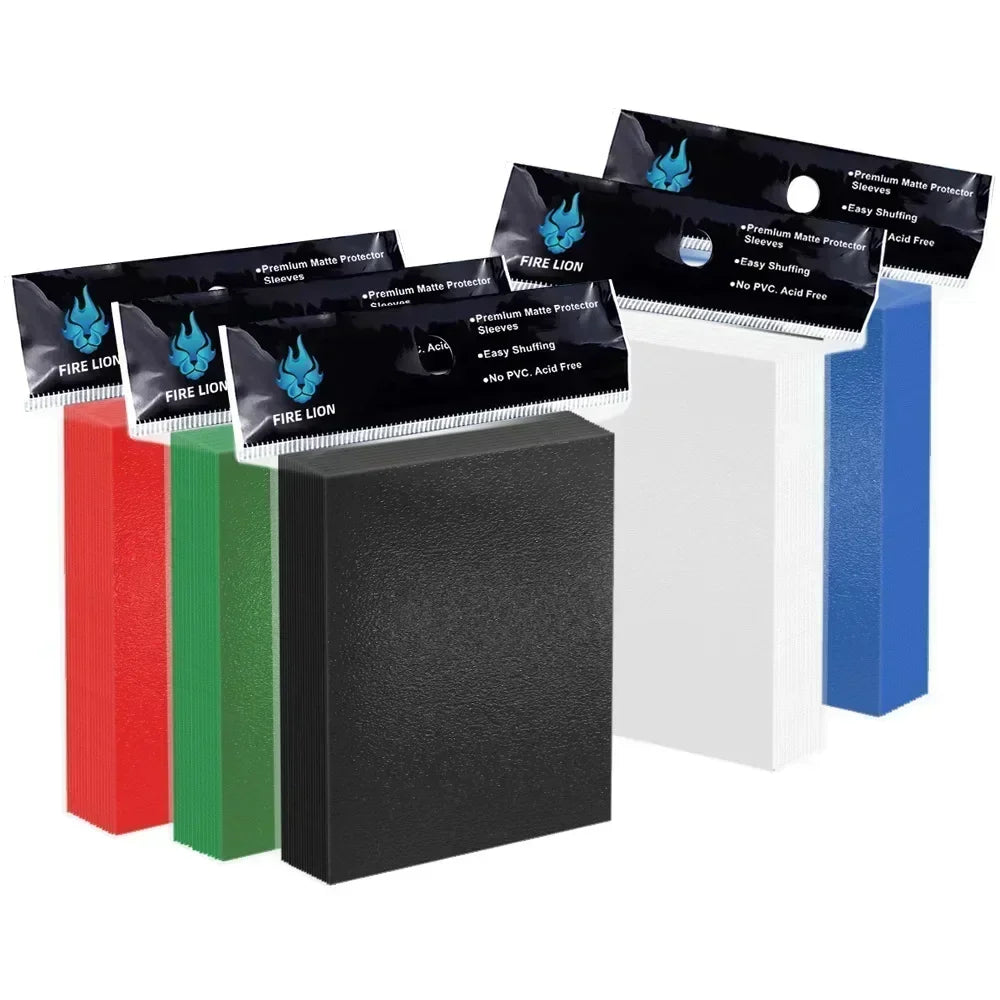 100 Counts Card Sleeves Top Loaders 66*91mm Trading Cards Penny Soft Baseball Card Sleeves Protectors Fit for MTG Yugioh Card