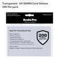 100 Counts Card Sleeves Top Loaders 66*91mm Trading Cards Penny Soft Baseball Card Sleeves Protectors Fit for MTG Yugioh Card