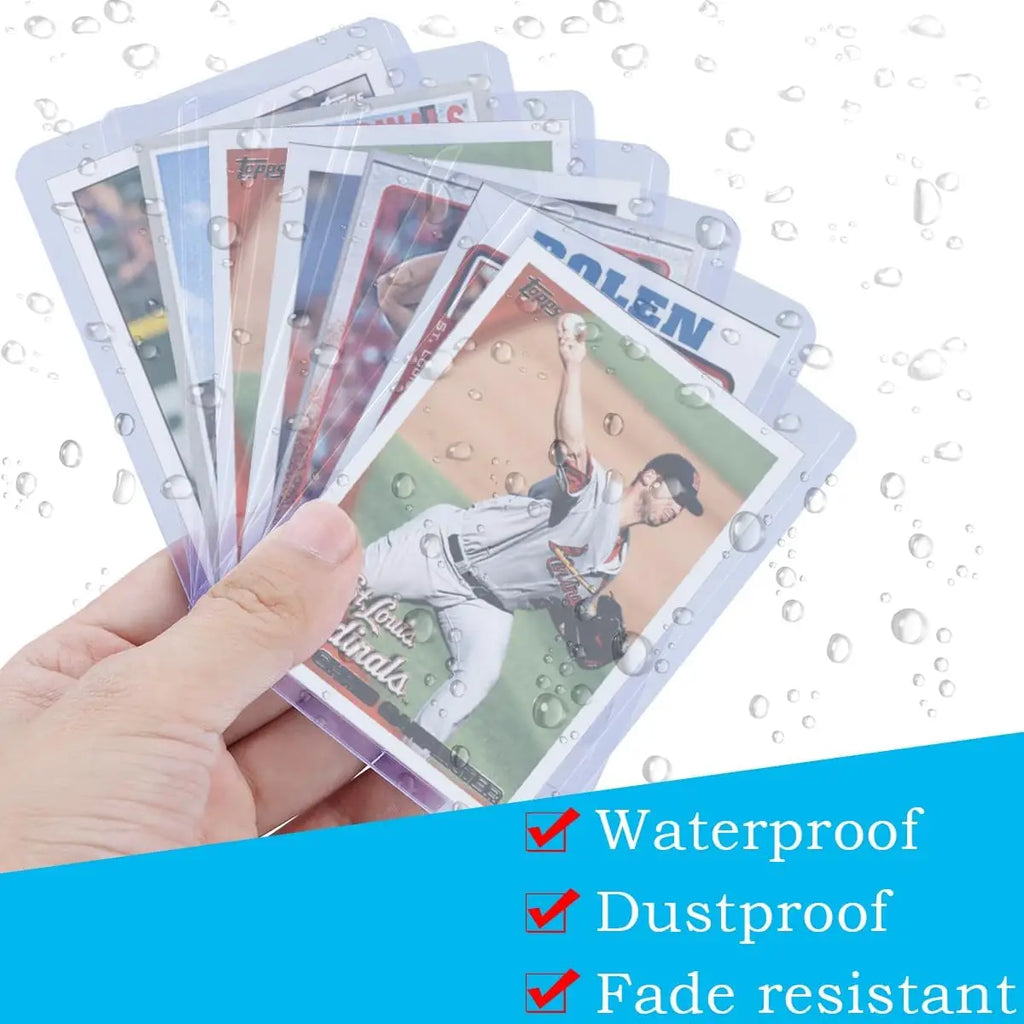 25 Pack 3"x4" Card Sleeves Hard Plastic Standard Top Loaders for Cards, Baseball Card Protectors Hard Plastic,for collecting