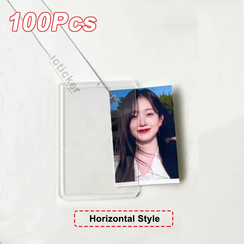 20-100Pcs 35PT Trading Card Holder Top Loading Clear Protective Hard Plastic Card Sleeves Holder For Baseball Card Sports Cards