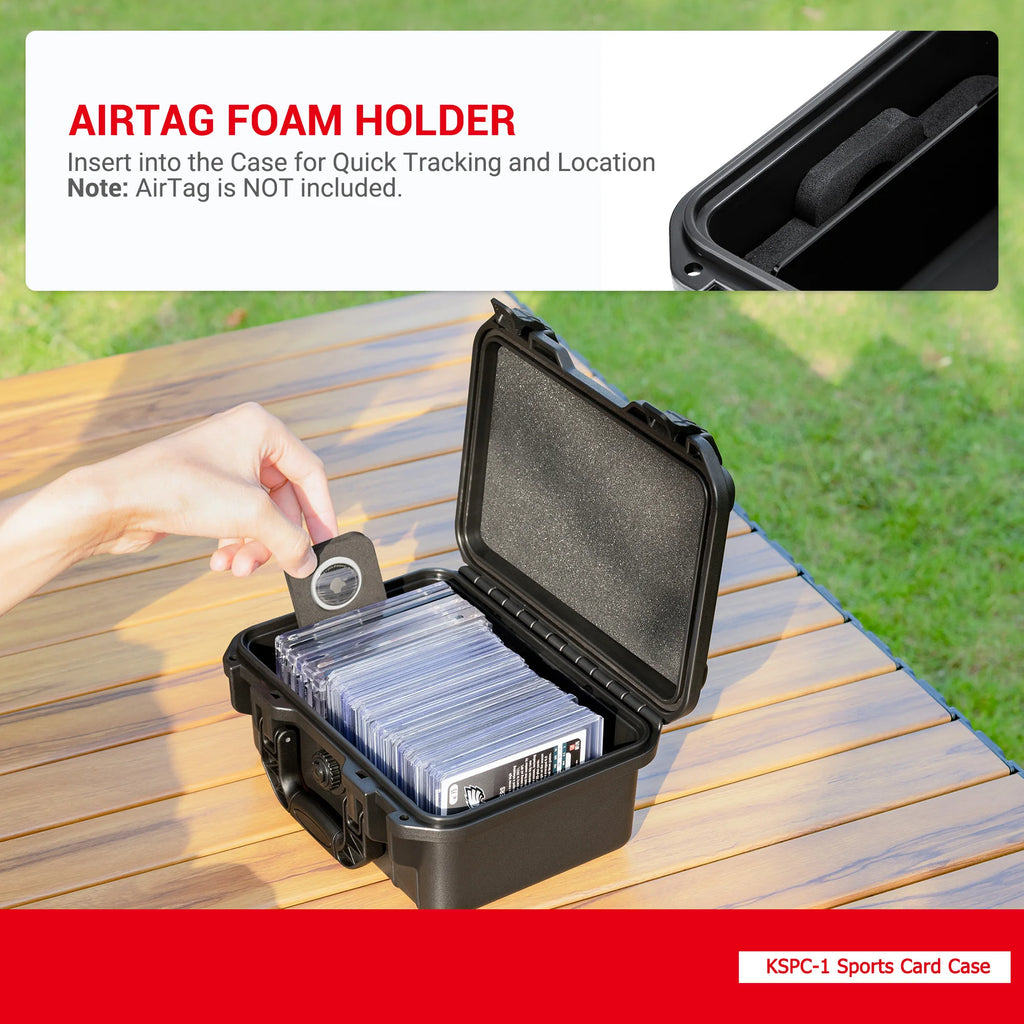 Toploader Storage Box Hard Case for 100+ 3"x 4" 35pt Top Loaders or 20+ Magnetic Card Holders Trading Sports Cards Organizer
