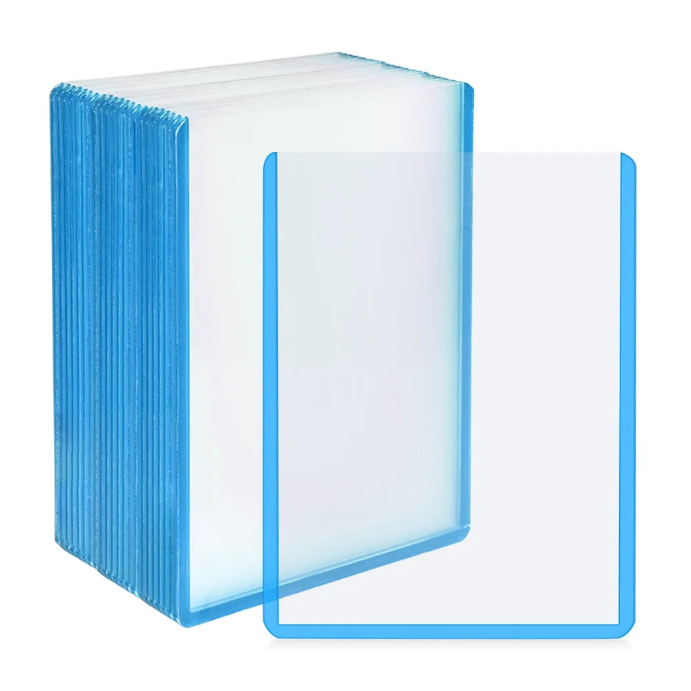 3x4 Polychrome Top Loaders for Cards-Durable 35pt Toploaders Hard Plastic Card Sleeve Card Holder for Sports Cards Trading Cards