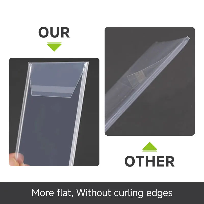 for 3" x 4" card holder 35pt 55pt 75pt Protective sleeve for top loader football cards soccer cards baseball cards for pokemon