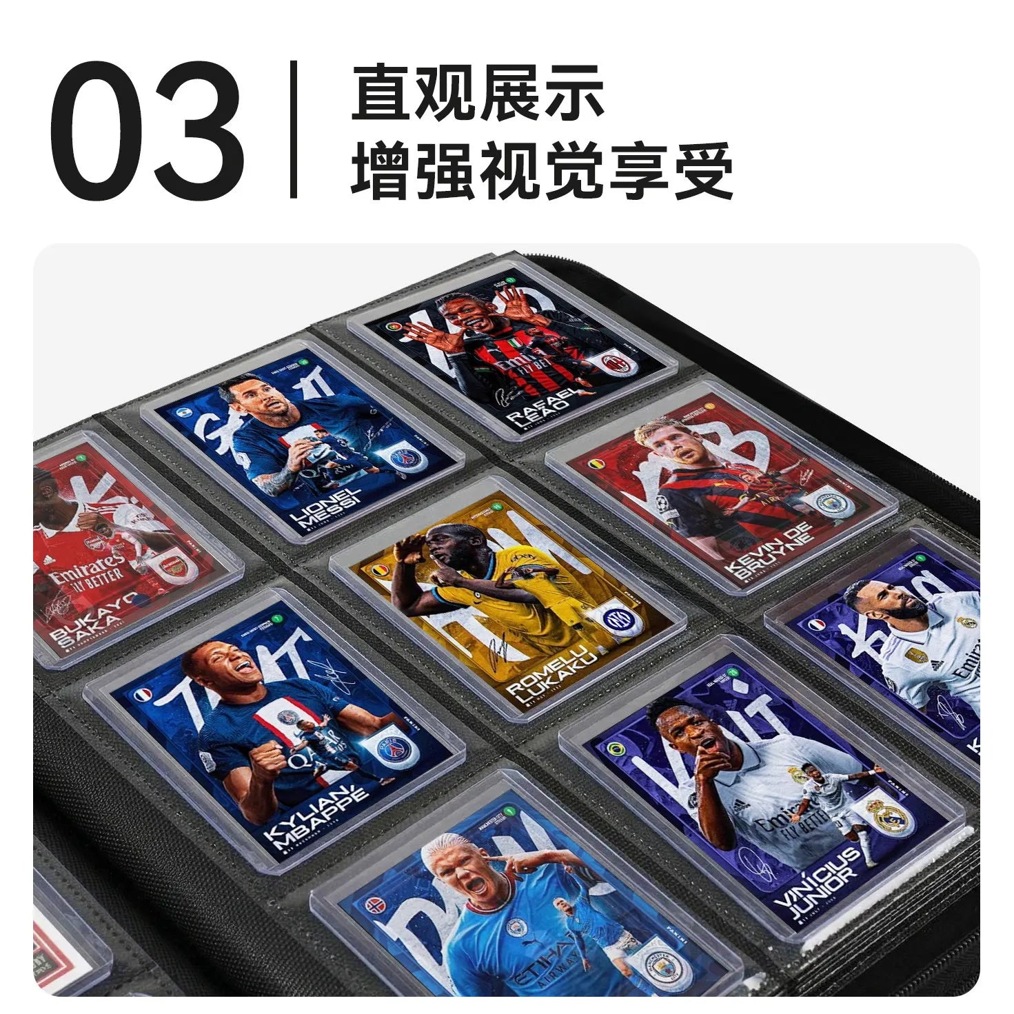 Premium 35pt Toploader Card Binder 4/9 Pocket Trading Card Album PU Leather Zipper for Pokemon PTCG Sports Cards Top Loaders