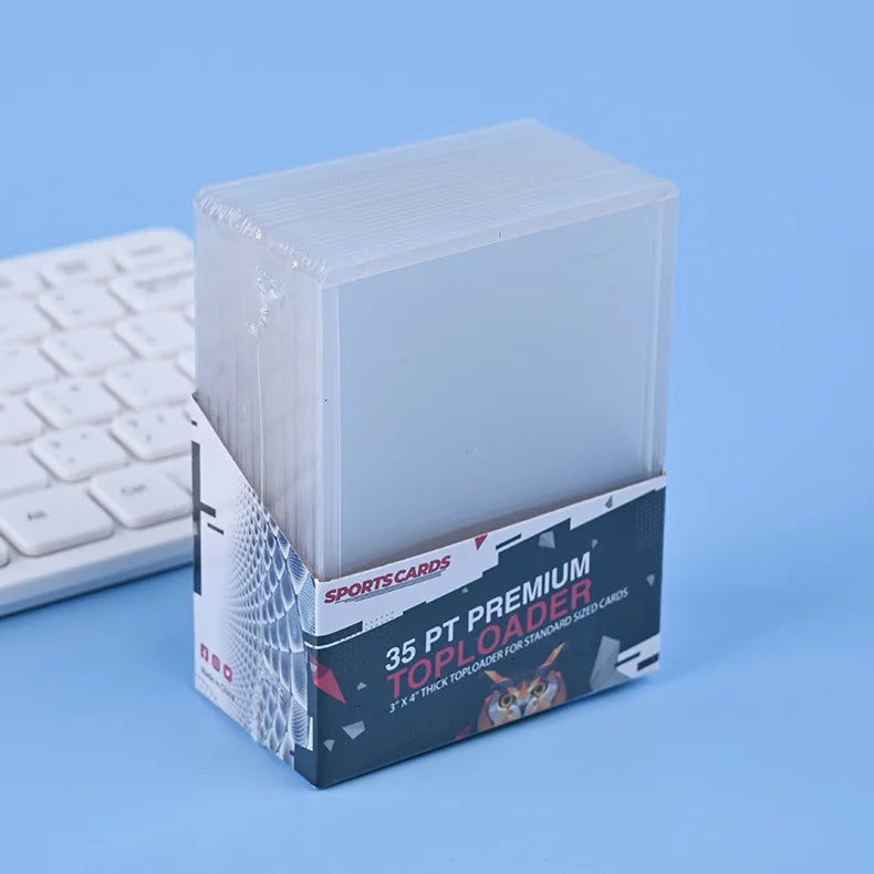 25 Pack 3"x4" Card Sleeves Hard Plastic Standard Top Loaders for Cards, Baseball Card Protectors Hard Plastic,for collecting