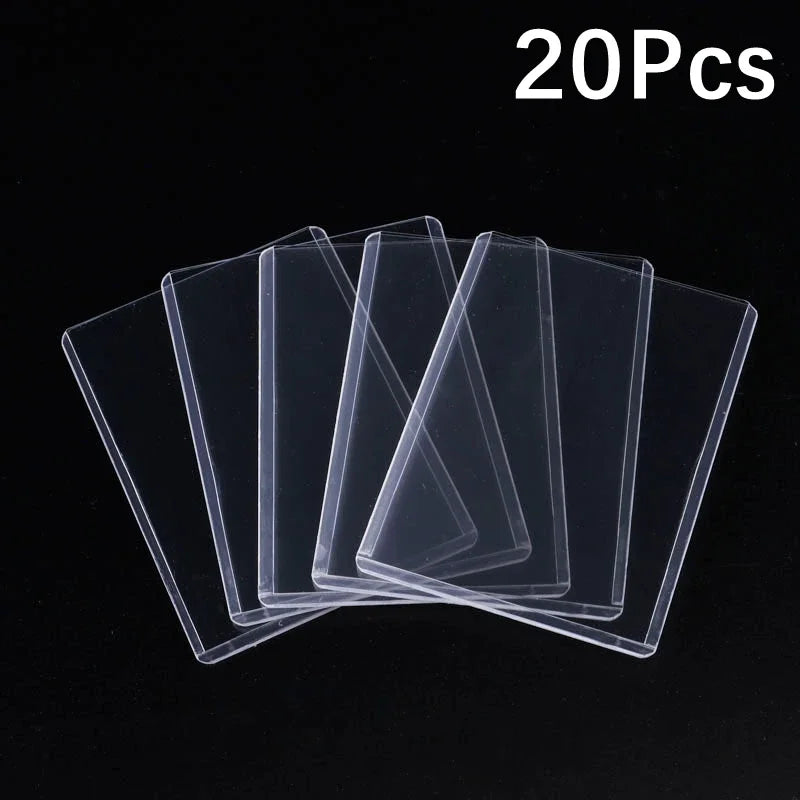 35PT Top Loader 3X4" Game Cards Sleeves Card Outer Protector Gaming Trading Card Folder Sleeves for Sports Cards Kids Toys Gift
