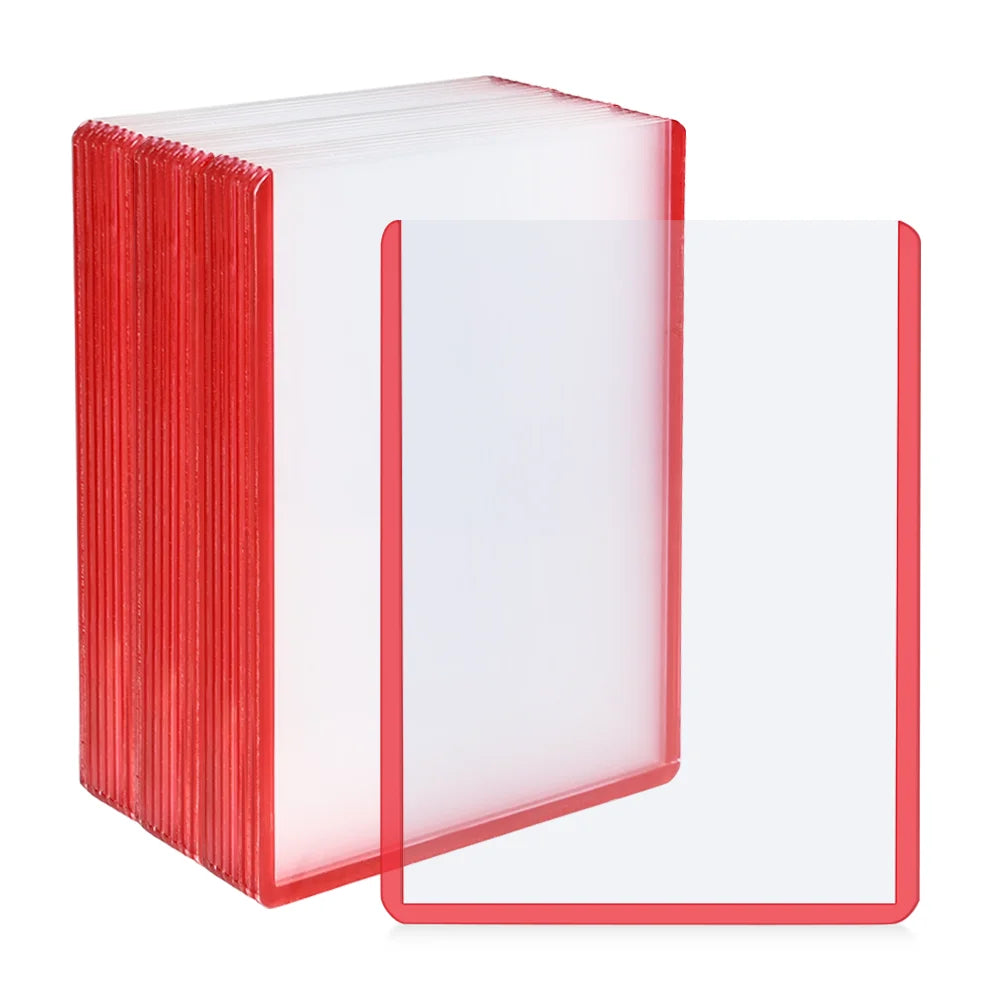 3x4 Polychrome Top Loaders for Cards-Durable 35pt Toploaders Hard Plastic Card Sleeve Card Holder for Sports Cards Trading Cards