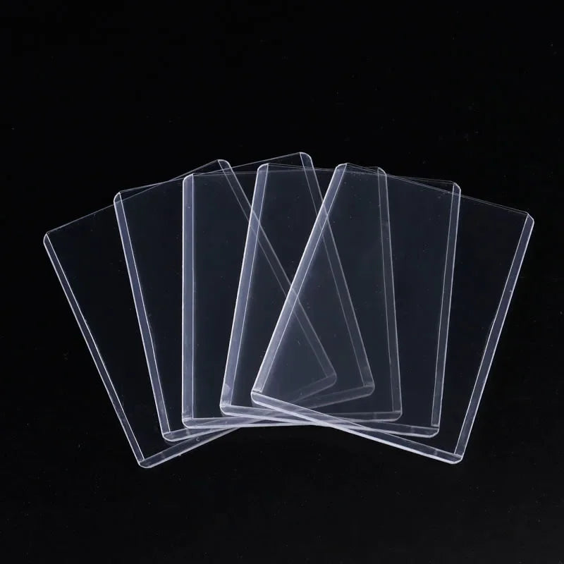 35PT Top Loader 3X4" Game Cards Sleeves Card Outer Protector Gaming Trading Card Folder Sleeves for Sports Cards Kids Toys Gift